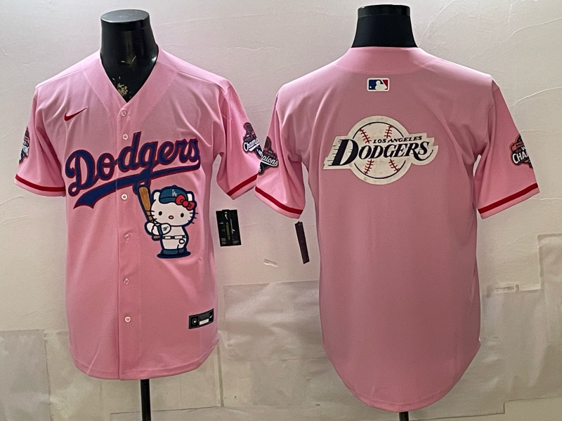 Men Los Angeles Dodgers blank pink Game 2026 Nike MLB Jersey 052105